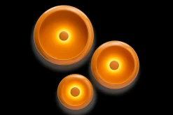 Oloha Trio Ensemble d’appliques, orange,cm
