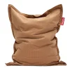 Original Slim Cord Pouf en velours côtelé, marron, 120x155 cm