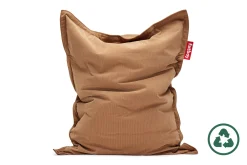 Original Slim Cord Pouf en velours côtelé, marron, 120x155 cm