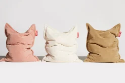 Original Slim Teddy Pouf teddy, marron, 155x120 cm