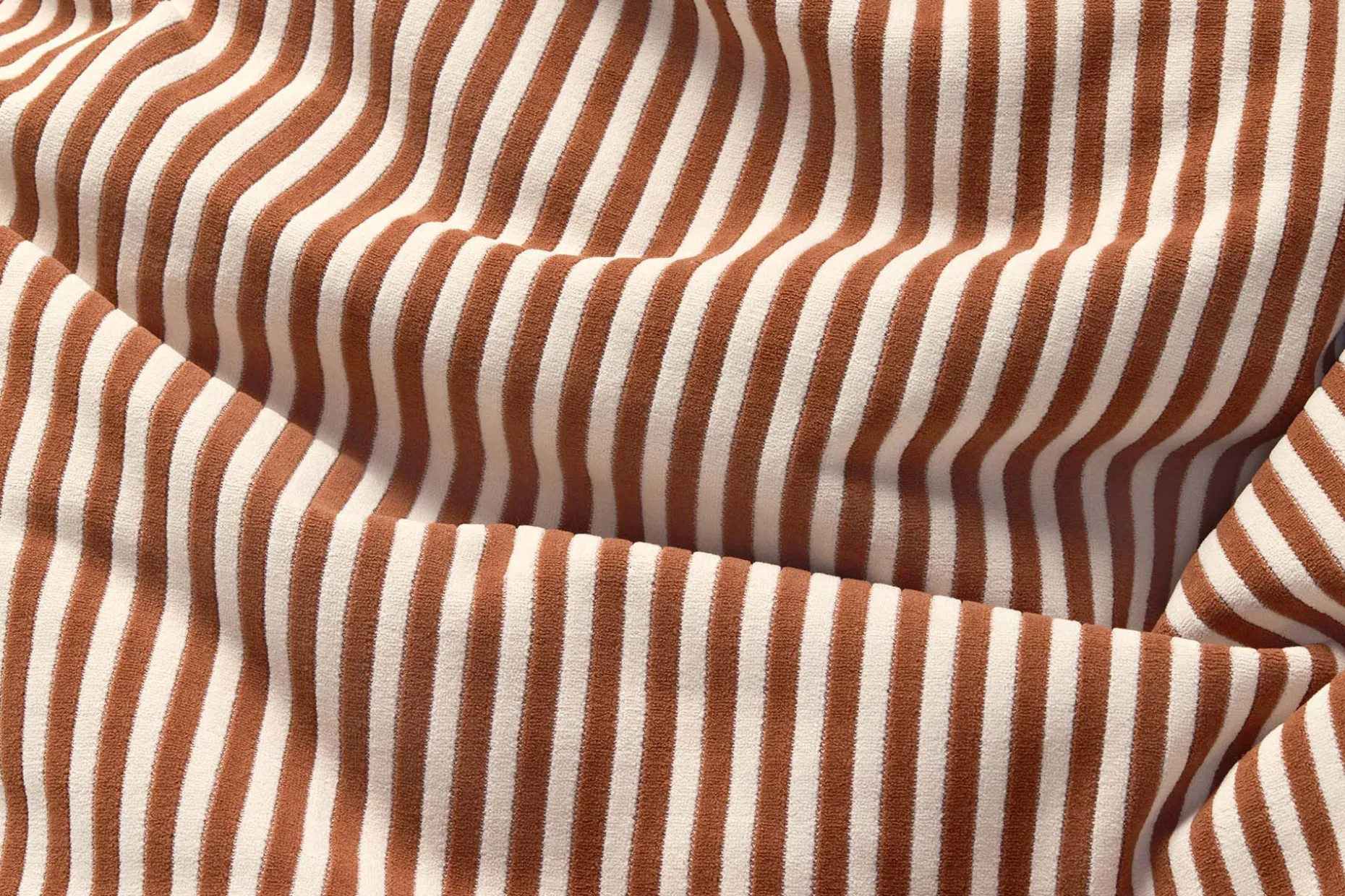 Original Slim Terry Pouf en éponge, marron, 120x155 cm