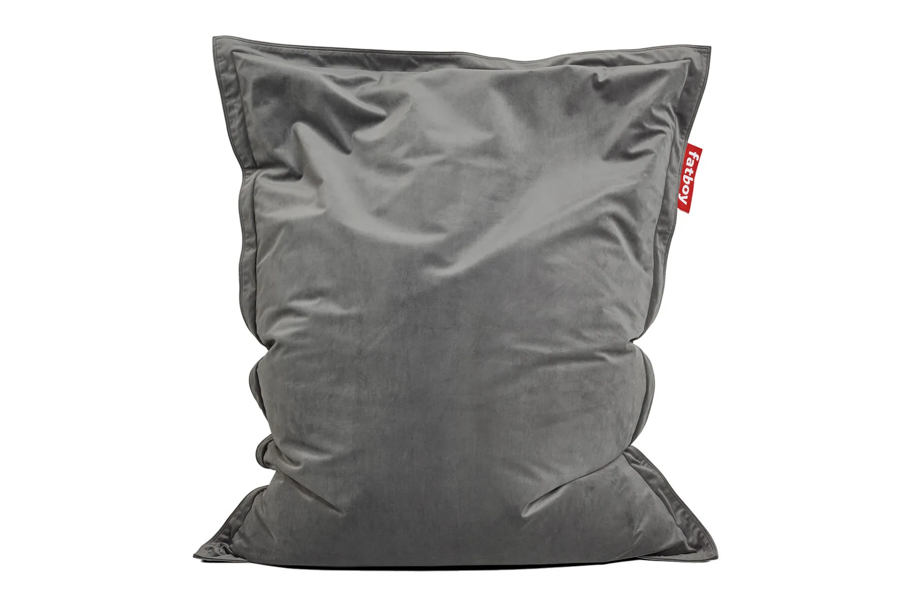Original Slim Velvet Pouf en velours, marron, 120x155 cm