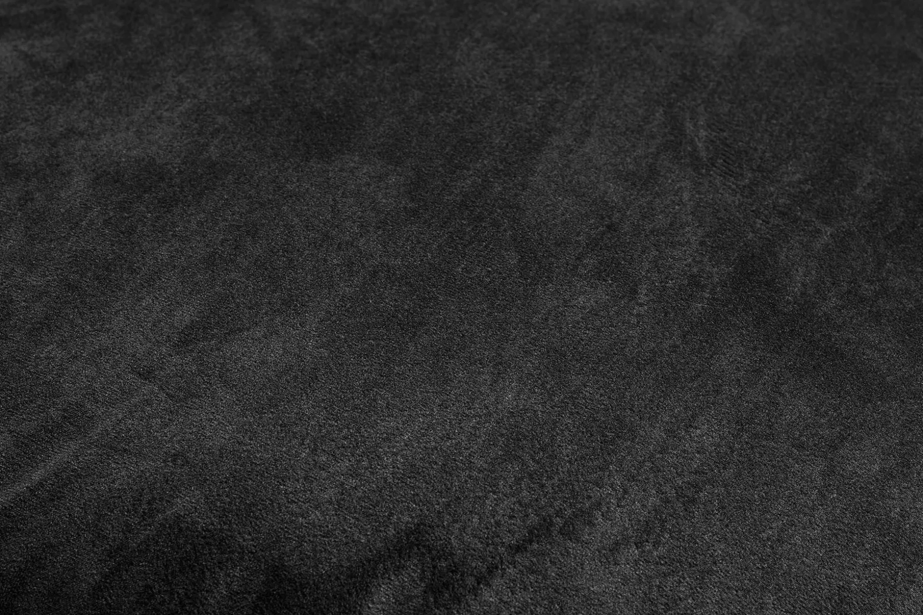 Original Slim Velvet Pouf en velours, black, 120x155 cm
