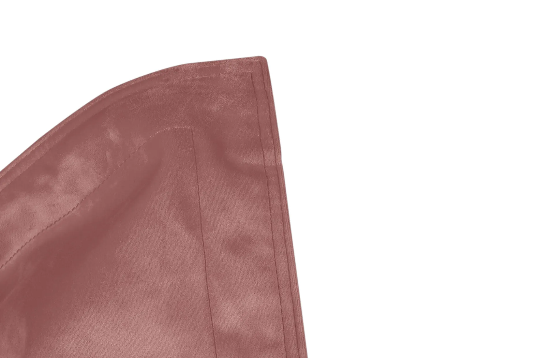 Original Slim Velvet Pouf en velours, rose, 120x155 cm