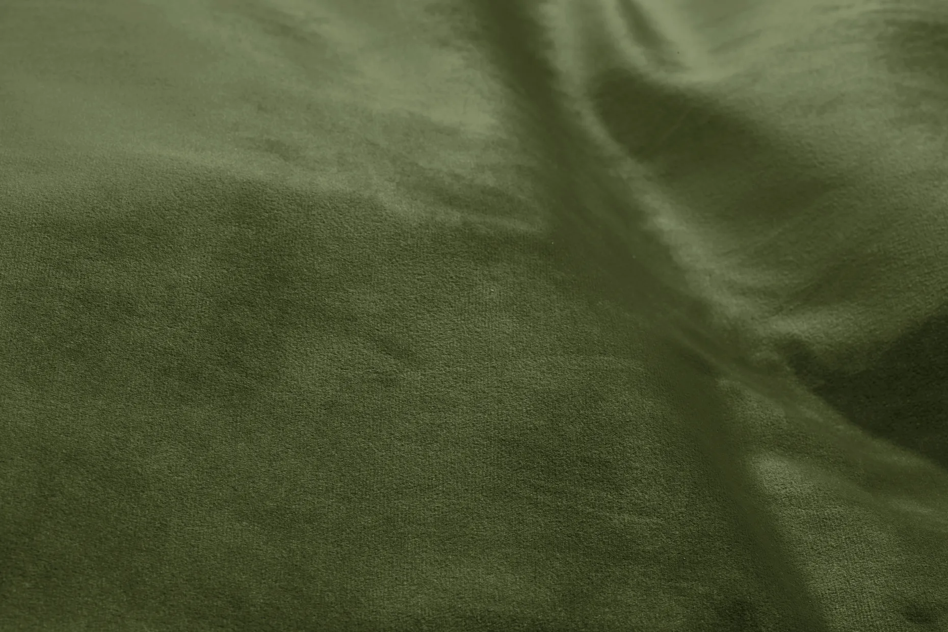Original Slim Velvet Pouf en velours, vert, 120x155 cm