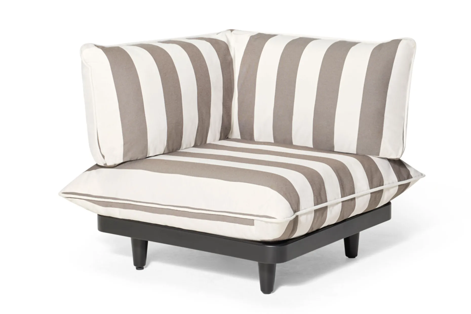 Paletti Corner Seat Fauteuil d’angle modulaire, marron, 100x100x90 cm