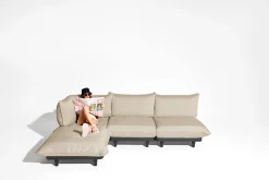 Paletti Corner Seat Royal Fauteuil d’angle modulaire, beige, 100x100x90 cm