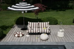 Paletti Hocker Hocker modulaire d’extérieur, marron, 100x100x45 cm