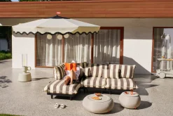 Paletti Lounge Chair Fauteuil lounge modulaire d’extérieur, 100x100x90 cm