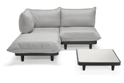 Paletti Set Medium Royal + Table Ensemble lounge d’extérieur modulaire, 190x190x90 cm