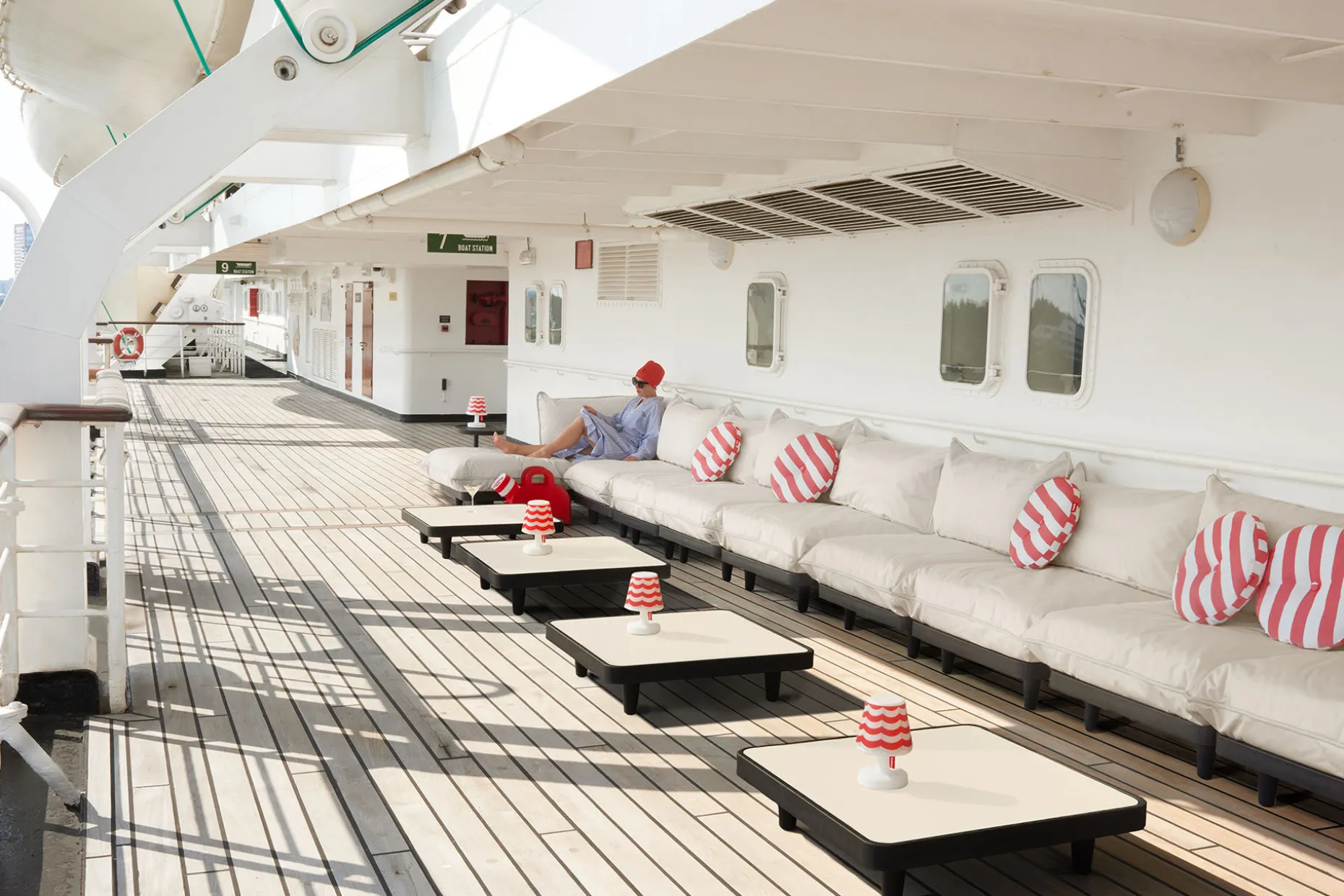 Paletti Set Small Ensemble lounge d’extérieur modulaire, 190x100x90 cm