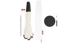 Pensol + Base Black Parasol avec pied, 350x350x280 cm