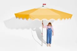Pensol + Base Black Parasol avec pied, 350x350x280 cm
