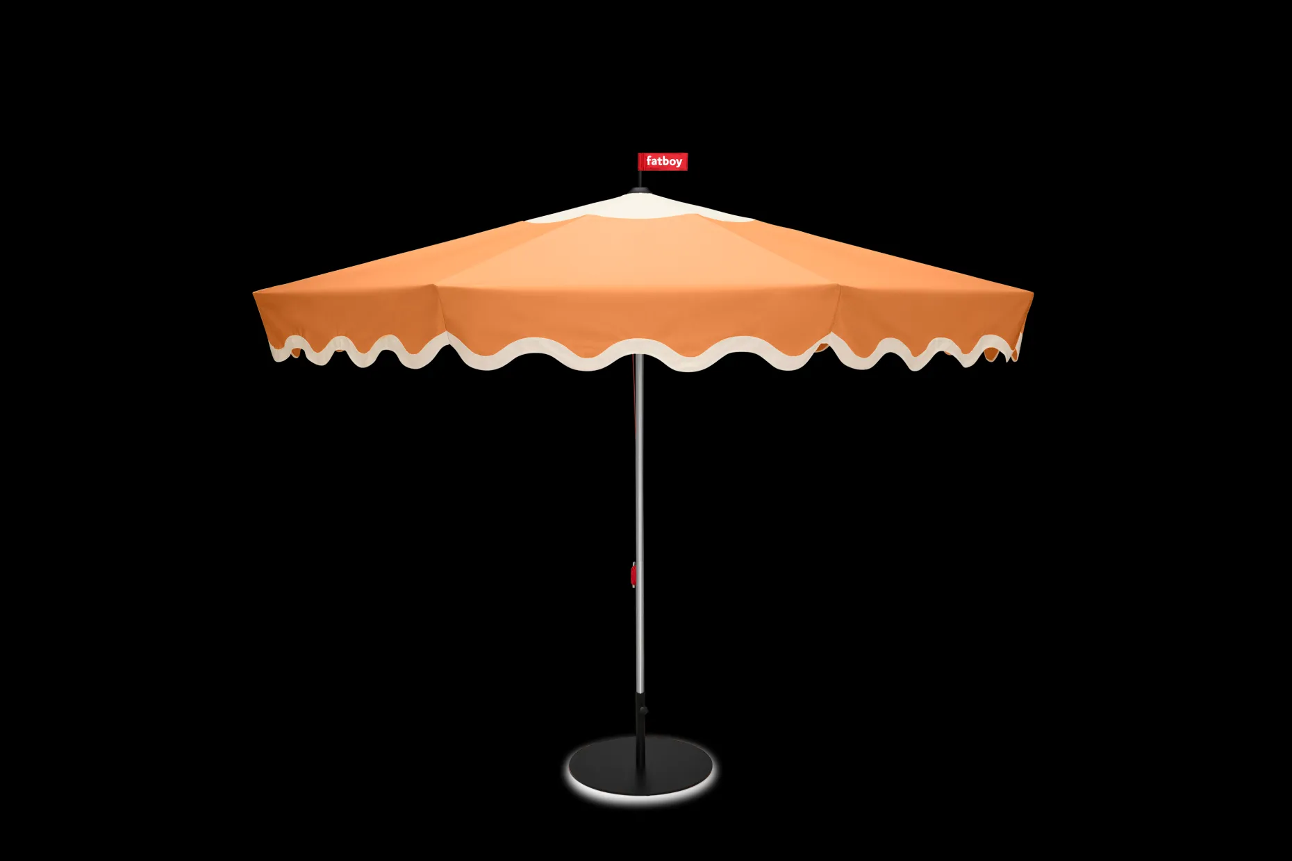 Pensol + Base Black Parasol avec pied, 350x350x280 cm