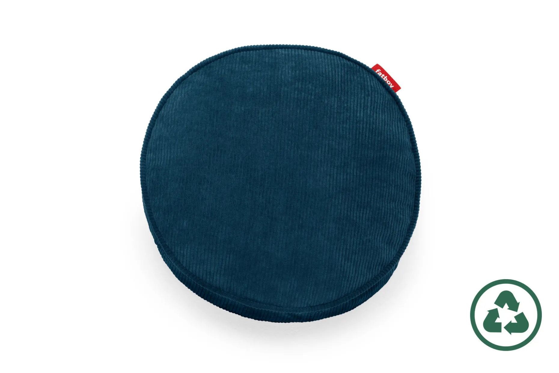 Pill Pillow Cord Coussins décoratifs, bleu, 40x40x7 cm