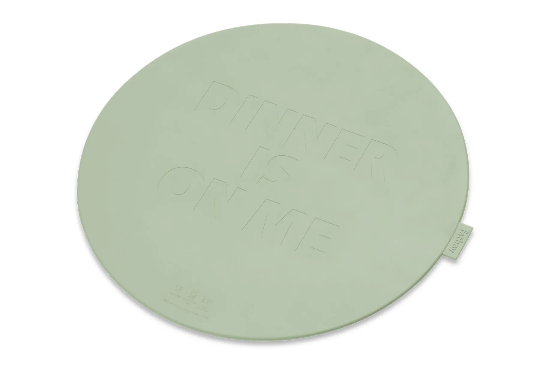Place-we-met Set de table, vert, 36x36x0.4 cm