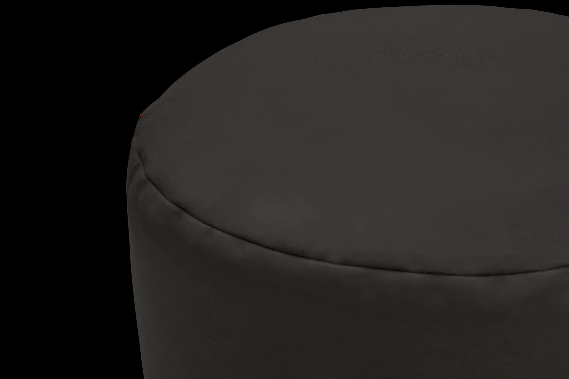 Point Canvas Pouf d’intérieur, black, 50x50x35 cm
