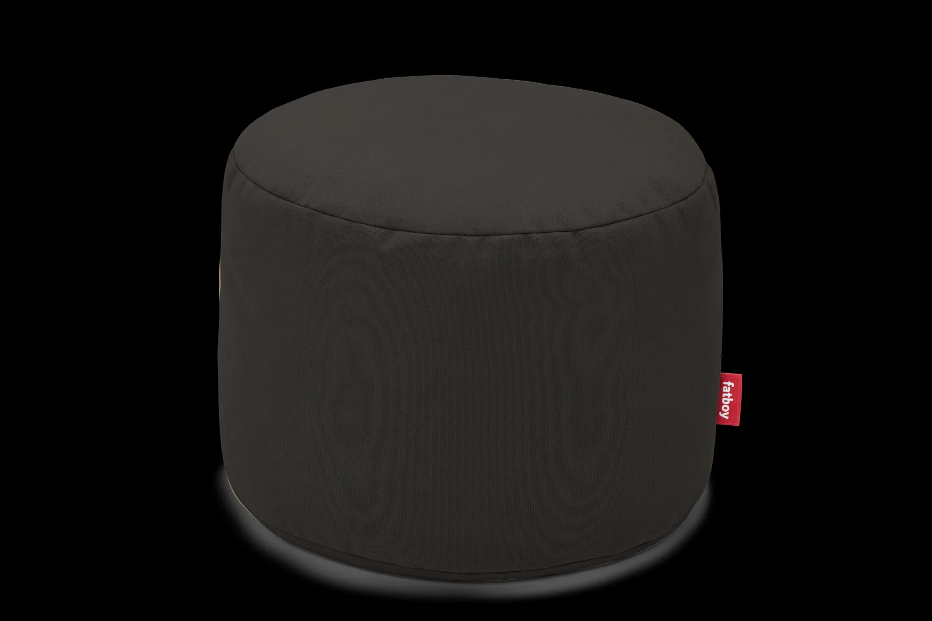 Point Canvas Pouf d’intérieur, black, 50x50x35 cm