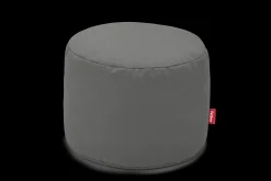 Point Canvas Pouf d’intérieur, gris, 50x50x35 cm