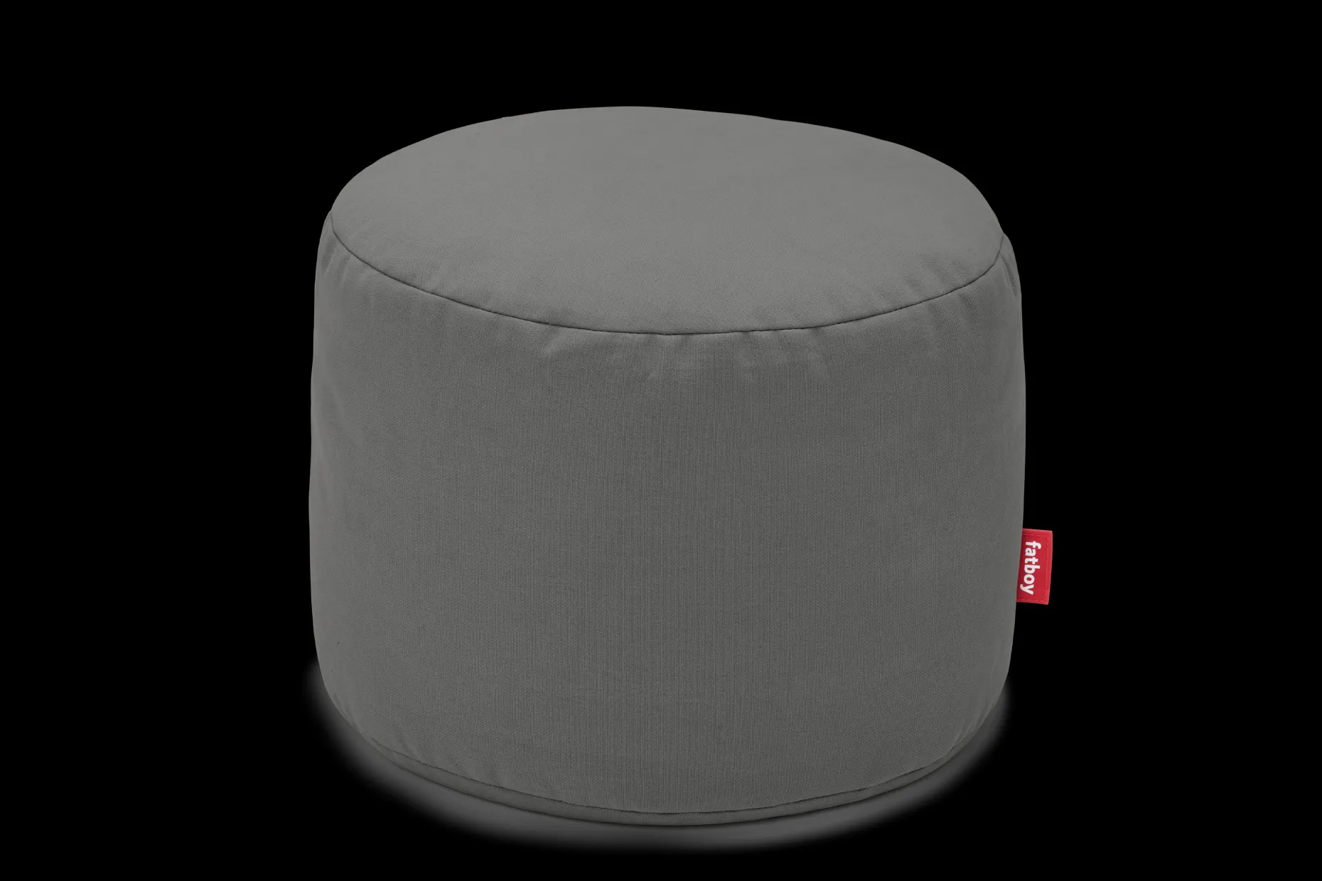 Point Canvas Pouf d’intérieur, gris, 50x50x35 cm