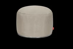 Point Large Outdoor Pouf de grande taille - peut être utilisé à l’extérieur, gris, 70x70x40 cm