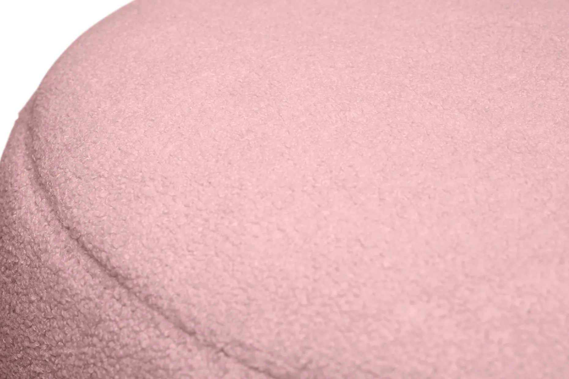 Point Large Sherpa Grand pouf d’intérieur, rose, 70x70x40 cm