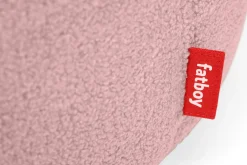 Point Large Sherpa Grand pouf d’intérieur, rose, 70x70x40 cm