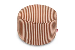Point Terry Pouf en éponge, marron, 50x50x35 cm