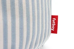Point Terry Pouf en éponge, bleu, 50x50x35 cm