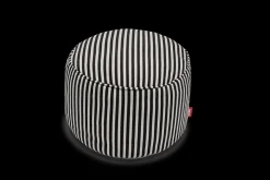 Point Terry Pouf en éponge, beige, 50x50x35 cm
