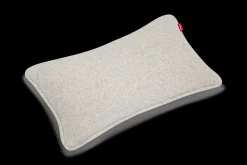 Puff Pillow Boucle Coussin décoratif, beige, 65x24 cm