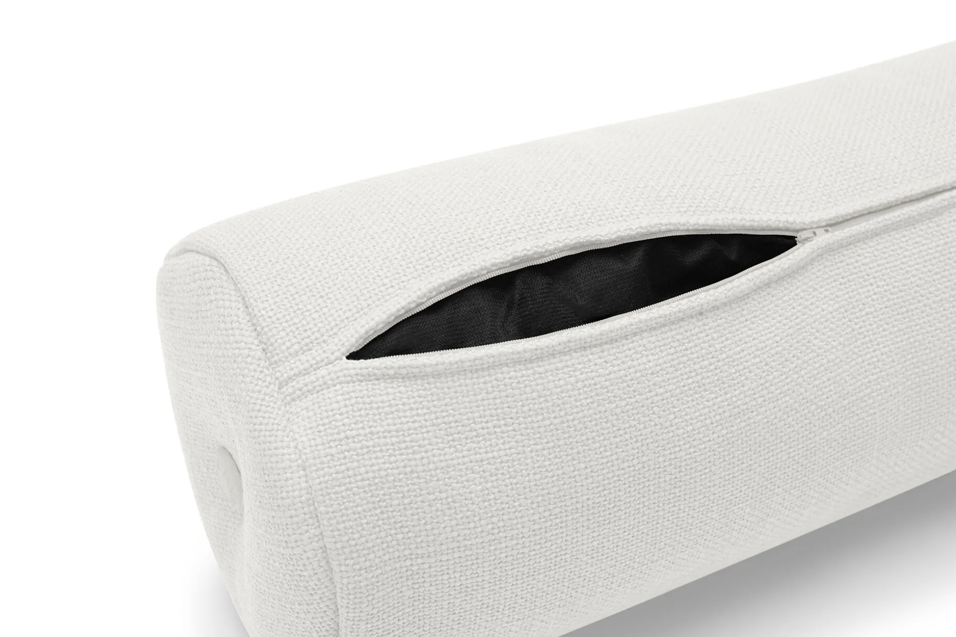 Puff Weave Rolster Pillows Coussin décoratif, 65x24 cm