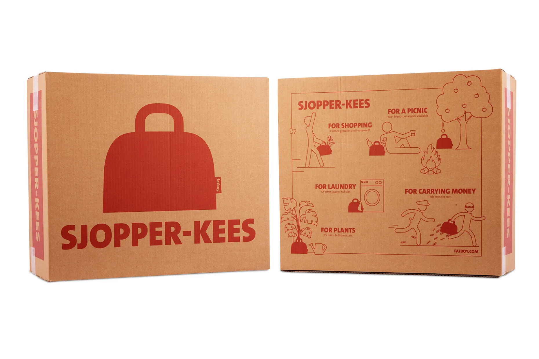 Sjopper-Kees Sac, jaune, 47x17x44 cm