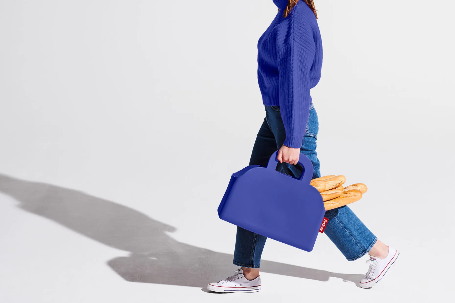 Sjopper-Kees Sac shopping, bleu, 47x17x44 cm
