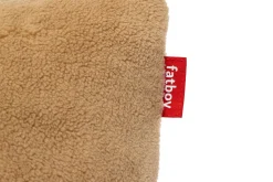 Square Pillow Teddy Un coussin en tissu peluche ultra-doux, marron, 50x50 cm