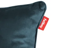 Square Pillow Velvet Coussin décoratif, bleu, 50x50x5 cm
