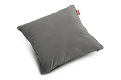 Square Pillow Velvet Coussin décoratif, marron, 50x50x5 cm