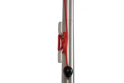 Stripesol + Base Black Parasol avec pied, 350x350x280 cm