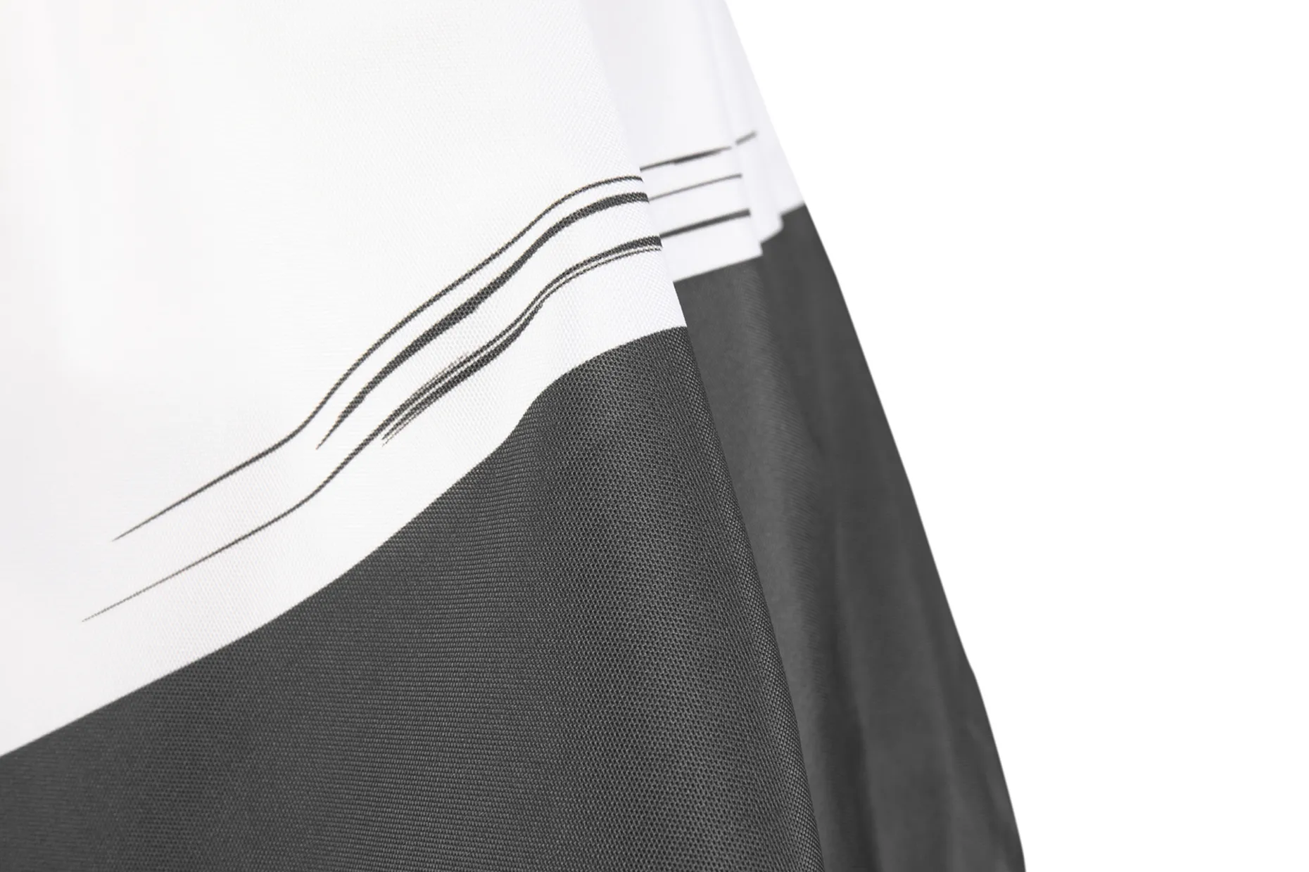 Stripesol + Base Black Parasol avec pied, 350x350x280 cm