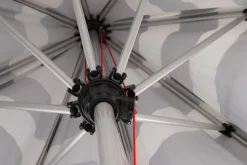 Stripesol + Base Black Parasol avec pied, 350x350x280 cm