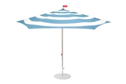 Stripesol + Base Light Grey Parasol avec pied, 350x350x280 cm