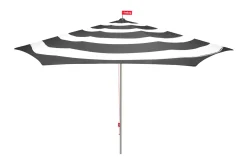 Stripesol 350 cm Parasol, black, 350x350x280 cm