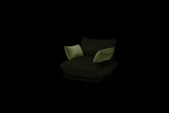Sumo Armrest Velvet Accoudoir, vert, 69x35 cm