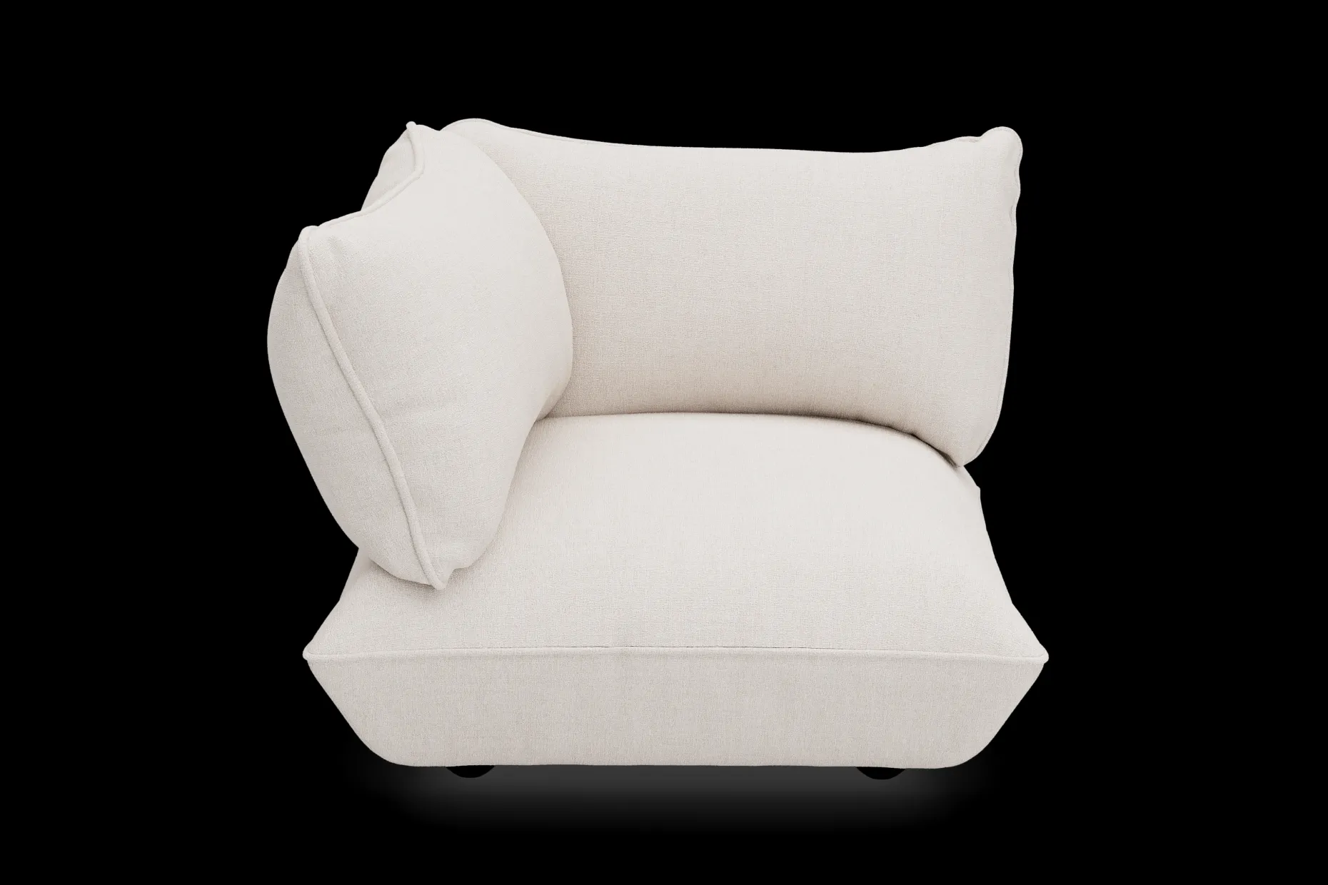 Sumo Corner Seat Boucle Corner Seat, beige, 108x108x90 cm