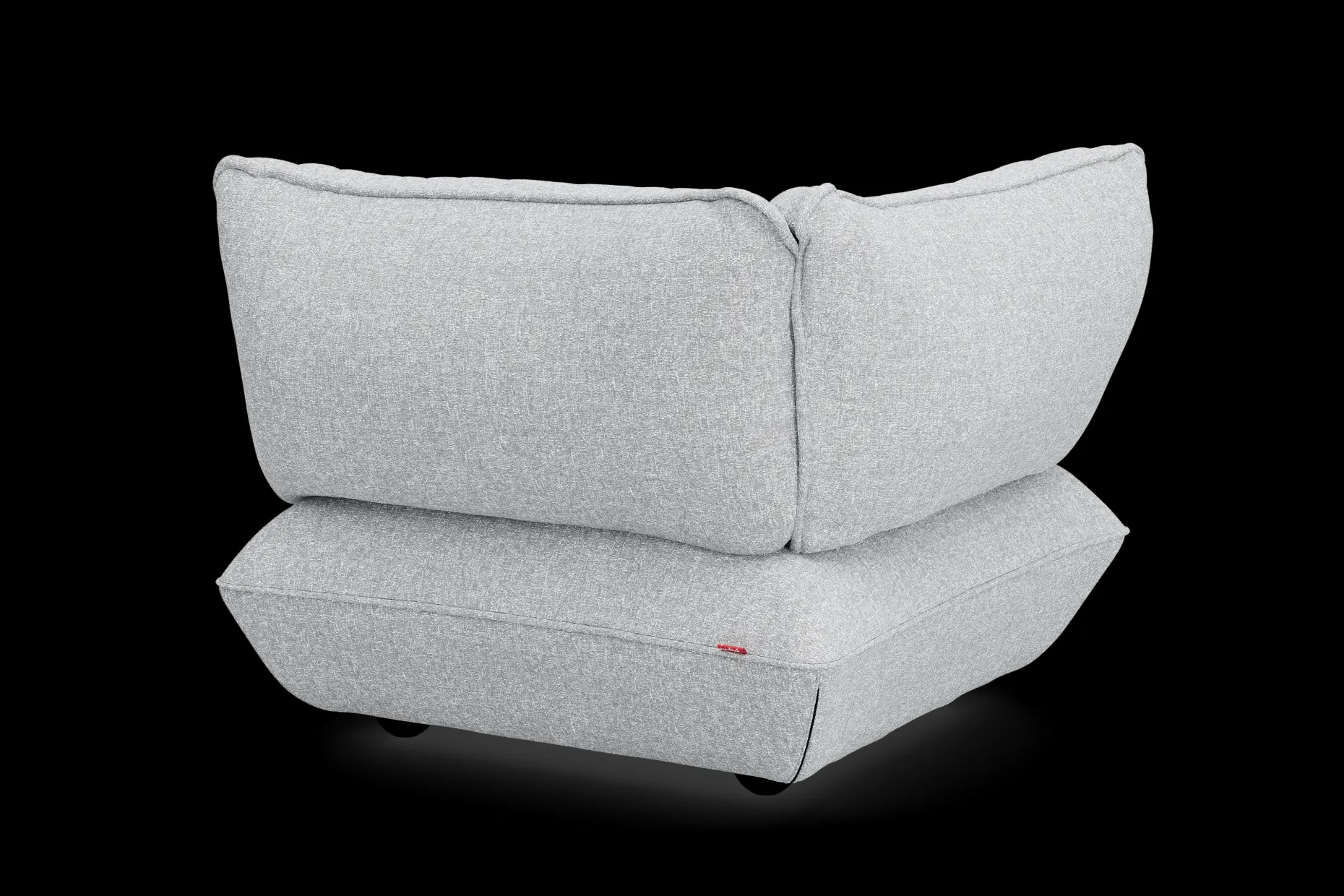 Sumo Corner Seat Boucle Corner Seat, gris, 108x108x90 cm