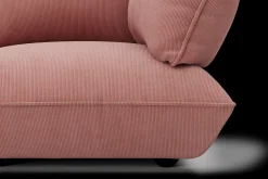 Sumo Corner Seat Right Cord Corner Seat, rose, 108x108x90 cm
