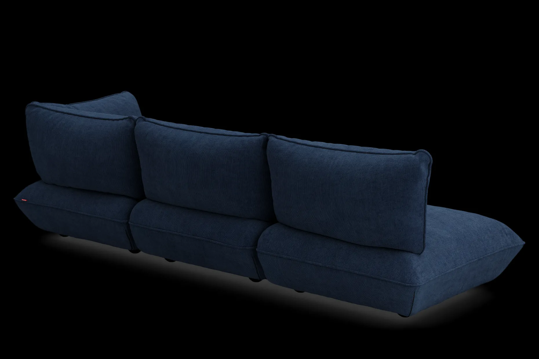 Sumo Corner Sofa Right Cord Deep Blue Canapé modulaire d’intérieur, 301x108x90 cm