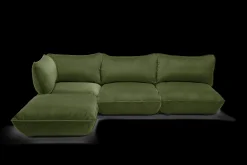 Sumo Corner Sofa Velvet Canapé modulaire d’intérieur, 301x108x90 cm