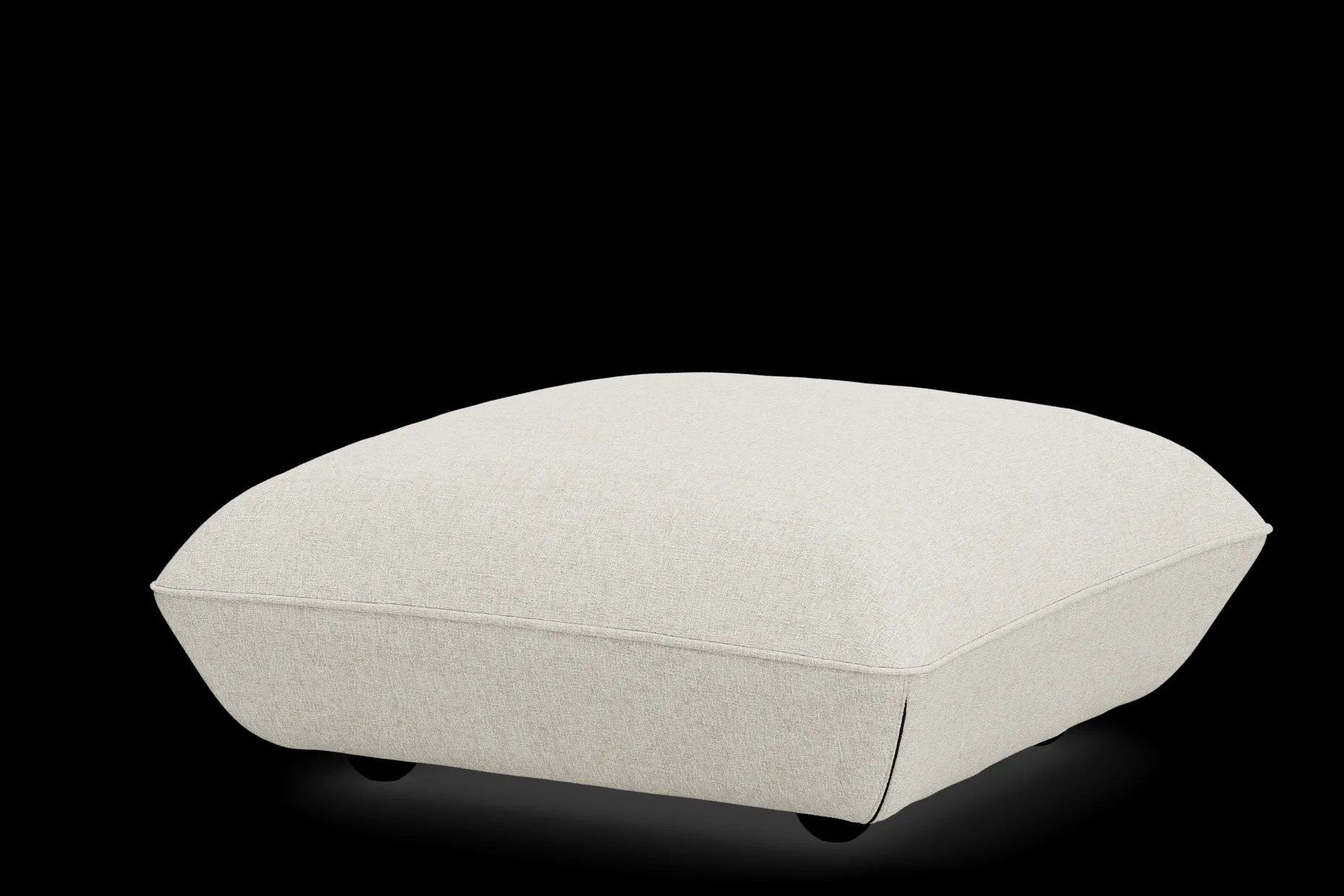 Sumo Hocker Boucle Hocker, beige, 108x108x44 cm