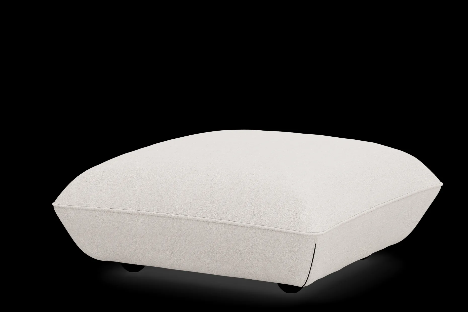 Sumo Hocker Boucle Hocker, beige, 108x108x44 cm